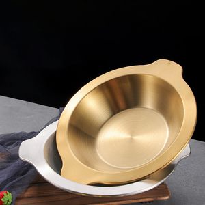 Kitchen <strong>Paella</strong> Cookware Steel <strong>Pan</strong> Frying Pot Restaurant With Diameter <strong>18</strong>/20/22/24/26/28cm - Product Image 6