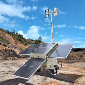 <span class=keywords><strong>Vente</strong></span> directe d'usine, éclairage solaire LED mobile blanc pour jardin, secours d'urgence, chantier de construction - Product Image 5
