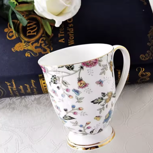 300ML Elegant 300ML Fine Bone China <b>Espresso</b> <b>Cup</b> Porcelain Ceramic Wedding Present Mug Royal Business Gift Coffee <b>Cups</b> - Product Image 3