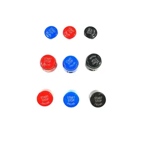 Car Styling Engine Start Stop Switch Button Sticker cover For E chassis E39 E46 E34 X Z series