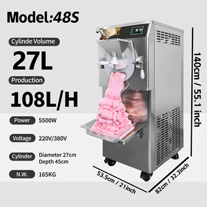 Máquina de Helado Ajustable de Fábrica con Capacidad de 108 L/H, 10 Programas, Certificación CE ETL, Máquina de Helado Duro Greatone, Máquina para Hacer Crema Helada - Product Image 5