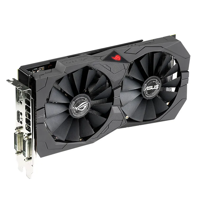 A.SUS STRIX RX580 2048SP 8G GAMING Used Gaming Graphics Card with 256bit 8G GDDR5 Memory