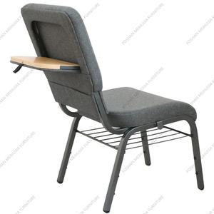 Muebles de Iglesia y Teatro al por Mayor, Sillas de Iglesia Acolchadas de Diseño Moderno, Cómodas y Apilables - Product Image 3