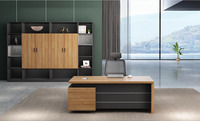 Table d'ordinateur modulaire moderne avec protection anti-poussière et imperméable pour bureaux de direction polyvalents