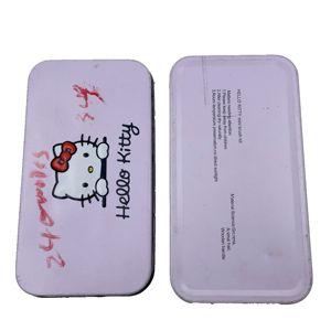 Embalagem personalizada retangular do flandres olá <span class=keywords><strong>Kitty</strong></span> padrão caixa de maquiagem feminina - Product Image 5