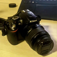Kit USD222=D3200+Lensa 18-55mm Original Ni kon Kamera DSLR Bekas Kamera Digital Lensa Siaran Langsung Streaming