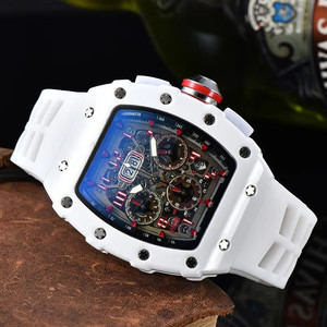 Thương Hiệu Hàng Đầu Đa Chức Năng Tonneau Mens Đồng Hồ Sang Trọng Không Thấm Nước Cổ Điển Chronograph Thể Thao Đồng Hồ - Product Image 2