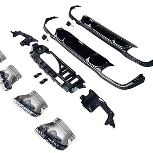 Mercedes-Benz E-Class W213 Exhaust Tips 120mm ABS Modified Rear Lip Spoiler Kit - Product Image 2