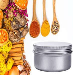 VANTUR Silver Aluminum Tins Child Resistant Round Tin with CR Lid Recyclable Food Grade <b>Small</b> Metal Containers Custom Logo - Product Image 2