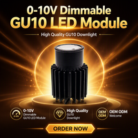 OEM ODM Downlight GU10 à intensité variable 0-10V, module LED moderne 20W, CRI élevé, Downlight GU10 IP20, certifié CE RoHS, vente directe d'usine