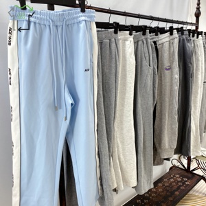 Vente en gros d'usine, pantalons de sport en coton épais d'occasion, cordon de serrage, hiver, course à pied, chaud, décontracté, pantalon de survêtement doux, vêtements d'occasion en balles - Product Image 4