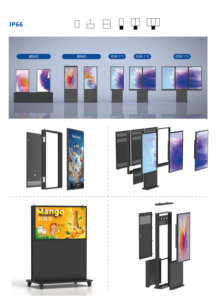 Pantalla Digital LCD para Exteriores de 49 Pulgadas, 3000nits, IP66 Impermeable, Ultra Delgada, con Película UV, Reproductor de Publicidad, Kiosco - Product Image 3