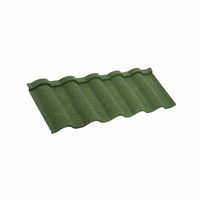 Tuile de toiture en métal revêtue de pierre, résistante à la grêle et imperméable, pour les entrepreneurs en installation de toitures résidentielles