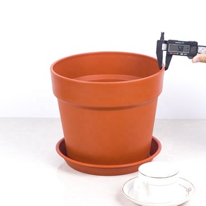 Offre Spéciale Élégante Base En Plastique Blanc Jardin Planteur Pots <span class=keywords><strong>De</strong></span> Fleurs En Plastique Avec couvercle Pour jardin - Product Image 5