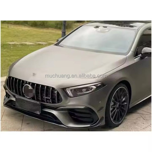 Kit de carrocería Merced/es-Ben/Z clase W177 A45S 2019, rejilla de parachoques trasero delantero, faldón lateral, difusor trasero, actualización de carrocería automática para guardabarros - Product Image 5
