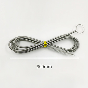 Brosse de nettoyage de tube flexible longue, poils en acier inoxydable et en nylon, adaptée au nettoyage de la pompe à <span class=keywords><strong>eau</strong></span> de la cuisine à domicile - Product Image 6