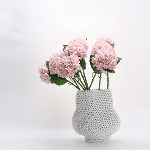 AR-1031 zuoyi vải lụa phong cách Châu Âu nhân tạo dần dần màu sắc hoa cẩm tú cầu cánh hoa vỏ cho nhà máy - Product Image 5