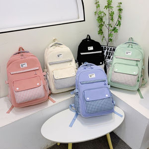 Mode toile sac à dos grande capacité étudiant sac décontracté étudiant <span class=keywords><strong>livre</strong></span> sac <span class=keywords><strong>avec</strong></span> doublure en toile - Product Image 6