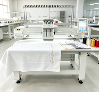 Machine à broder compacte à 10 aiguilles pour les ateliers d'artisanat et les magasins de cadeaux personnalisés