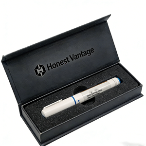 กล่องบรรจุภัณฑ์ปากกาฉีดเปปไทด์แบบใช้ครั้งเดียว กล่องกระดาษแข็งสำหรับอุปกรณ์เสริมปากกาแบบใช้แล้วทิ้ง พร้อมฝาปิดแม่เหล็ก - Product Image 1