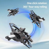 Avion Télécommandé Économique 360° Cascades 3 Vitesses Sûr Décollage Atterrissage Un Clic Avion en Mousse EPP Jouets pour Enfants