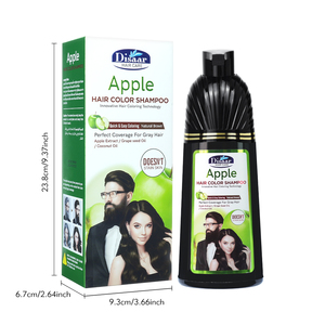 Shampoo Colorante per <span class=keywords><strong>Capelli</strong></span> DisaarOrganic Marrone Scuro con Estratto di Olio di Cocco, Cura dei <span class=keywords><strong>Capelli</strong></span> e Copertura dei <span class=keywords><strong>Capelli</strong></span> Grigi - Product Image 6