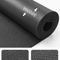 Esterilla de ejercicio de PVC para gimnasio ecológica personalizada de alta densidad gruesa de 6mm-8mm extra grande esterilla de entrenamiento en casa duradera con logotipo personalizado Yoga