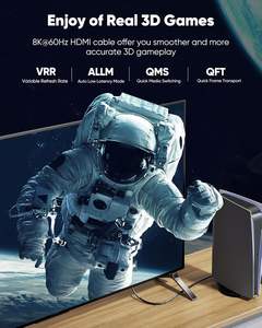 <span class=keywords><strong>Cable</strong></span> Highwings de 15 Pies de Largo para 2.1, 4K/8K Ultra Alta Velocidad [Clasificación CL3 para Instalación en Pared, 8K 60Hz, 4K 120Hz, 48Gbps], Flexible y Duradero, EARC HDCP - Product Image 5