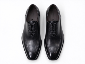 Black <b>Apron</b> Toe Oxford Dress Shoes for <b>Men</b> Polished Genuine Leather Lace Up Formal Business Wedding Dress Footwear Hand Stitched - Product Image 5