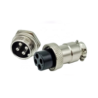 GX16 2pin/3pin/5pin/6pin/7pin Male Female Aviation plug wire panel metal circulaire gx16 4 pin connector