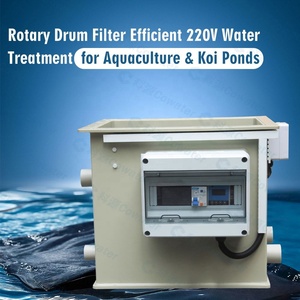 Filtre à tambour rotatif Cowater 2640 GPH avec <span class=keywords><strong>lampe</strong></span> <span class=keywords><strong>UV</strong></span> 220V, système de traitement de l'eau <span class=keywords><strong>pour</strong></span> bassins à koïs et fermes piscicoles, <span class=keywords><strong>prix</strong></span> usine - Product Image 3