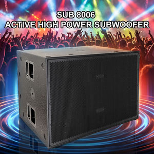 Caisson de basses actif double 18 pouces HAUTE PUISSANCE SUB 8006 Contrôle DSP Scène de concert Professionnel Caisson de basses 18 pouces Haut-parleurs de basses - Product Image 3