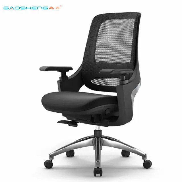 Office furniture adjustable height custom design ergonomic 360 swivel executive mid back computer office desk green mesh chair