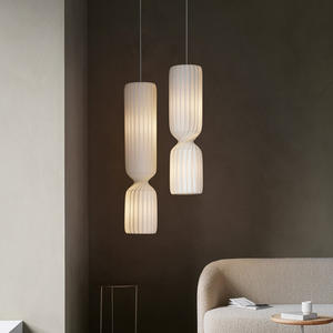 Nordic Style LOFT <b>Chandelier</b> for Home High Ceiling Duplex Living Room Sofa Side Fabric Designer Art Staircase Light Long Pendant - Product Image 5