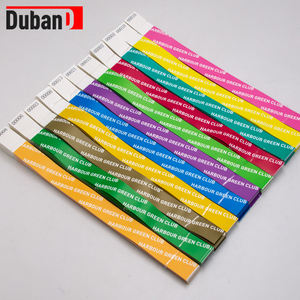 Bracelets en papier synthétique imprimés sur mesure, imperméables, résistants aux déchirures, bracelets d'<span class=keywords><strong>admission</strong></span> pour événements, vente en gros - Product Image 5