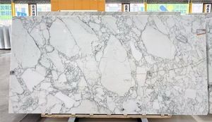 Union Stone Natural <b>Marble</b> Big Slab Polished Arabescato White Kitchen Countertop Modern Waterproof Surface Customized Sizes - Product Image 6