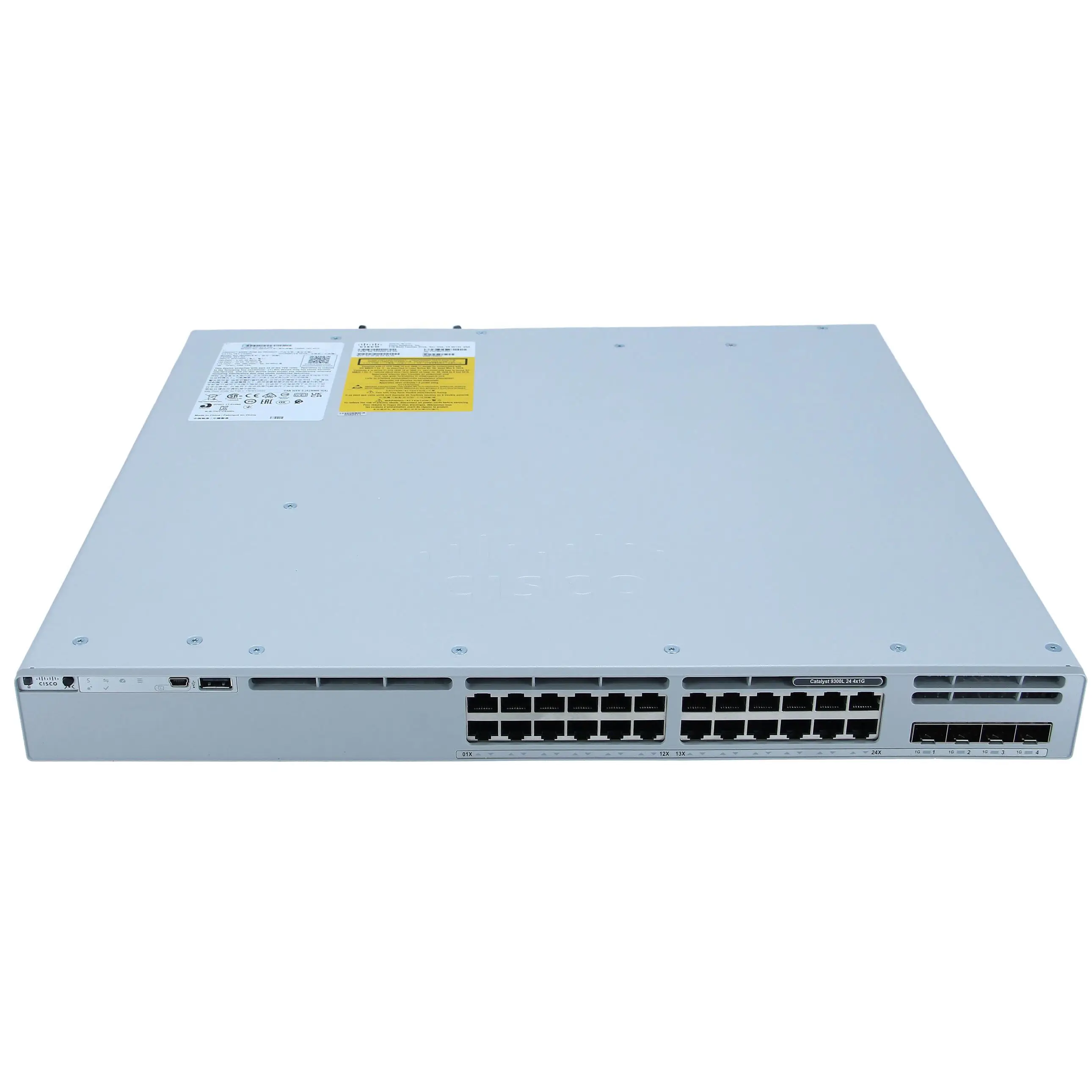 Schlussverkauf jüngst C9300L-24T-4G-E 9300L 24 Port Daten-Switch 24 Poe Network Essentials 4x1G Uplink Network 24 Port Switch