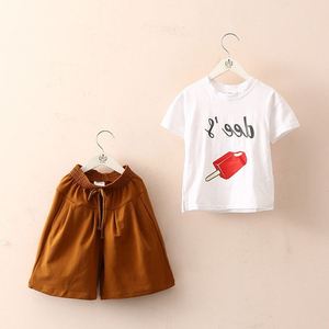 Conjunto de Ropa de Algodón Indio: Pantalones y Camiseta Ringer para Niña con Detalle de Mano - Lote de Stock - Los Diez Productos Más Vendidos en China - Product Image 2