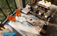 Personnalisation de toute la maison, design d'intérieur moderne, services de conception d'intérieur avec rendu 3D