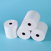 Rouleau de papier thermique 80*80 pour caisse enregistreuse, étiquettes d'expédition, autocollants, matériaux bruts 57mm