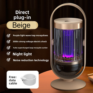 Réduction du bruit à faible bruit Conception non dérangeante Lampe anti-moustique à choc électrique haute tension 3000V pour une utilisation au bureau à domicile - Product Image 3