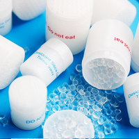 Cápsula cilíndrica de gel de sílice desecante, proveedor de fábrica de desecantes en cápsulas de plástico