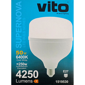 Bombilla LED de 50W, 4250Lm, E27, 6400K, Luz Fría para Iluminación Interior - Product Image 2