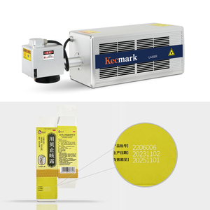 Imprimante laser CO2 Kecmark 30W pour impression sur matériaux non métalliques tels que le plastique, l'acrylique, le carton, les étiquettes et les produits en aluminium, format compact et petit. - Product Image 3