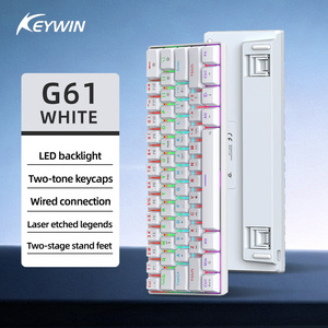 小尺寸 60%布局 英文版 有线61键游戏键盘 LED背光机械键盘 厂家直销 - Product Image 2