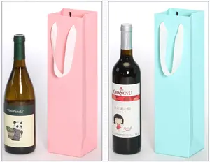 プレミアム赤ワインバッグシングルおよびダブルワインシガレット増粘カスタムポータブルギフトバッグ包装および印刷