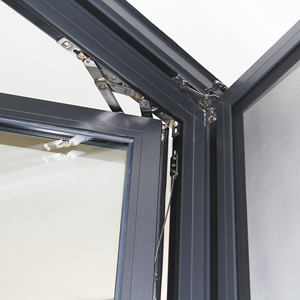 ประตูบานกระจกสองด้านสำหรับประตูทางเข้ากระจกสองชั้นแบบพับได้กรอบบางขนาดใหญ่ - Product Image 5