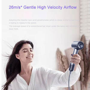 Secador de pelo profesional de salón, tecnología iónica de alta velocidad, portátil, con pantalla inteligente, secado rápido, secador de pelo para hotel. - Product Image 4