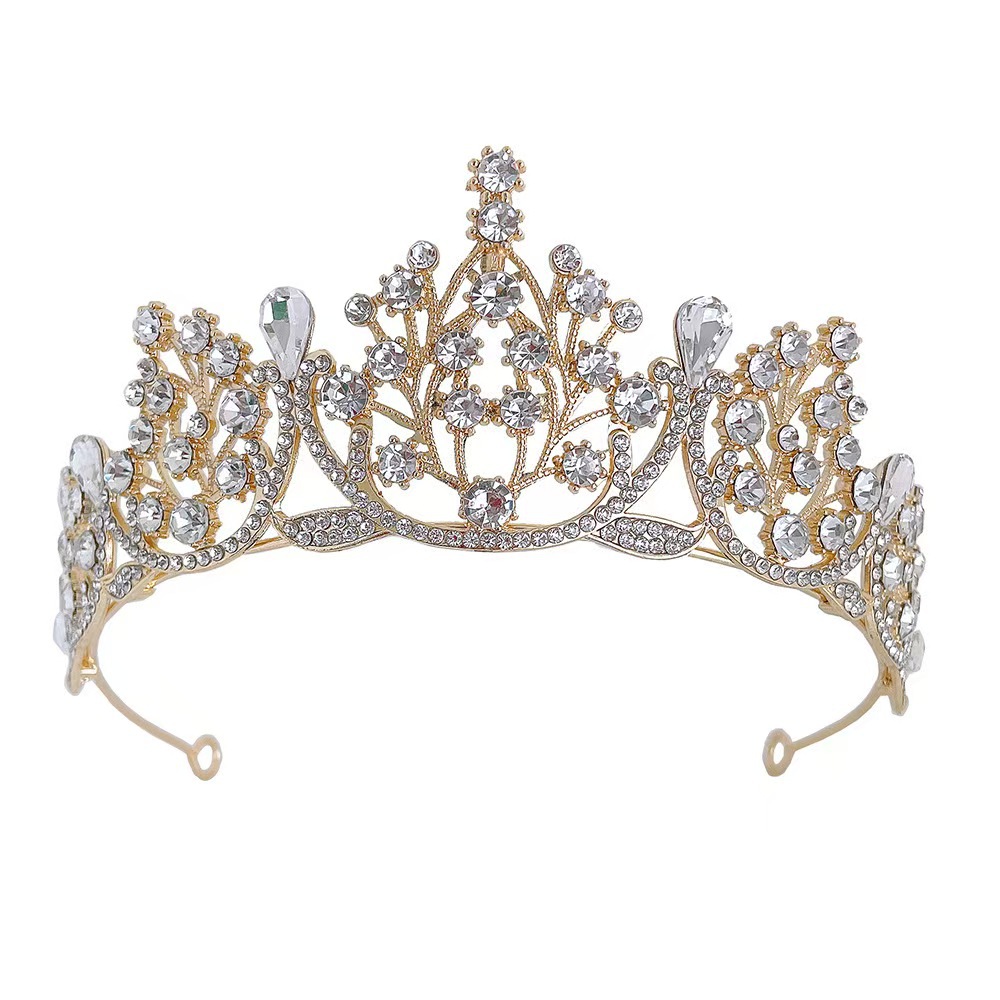 Gold + white diamonds