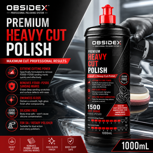 OBSIDEX Heavy Cut Compound – High-Gloss Polishing <b>Solution</b> for P2000–P2500 Sanding Marks & Heavy Paint Correction - Product Image 3